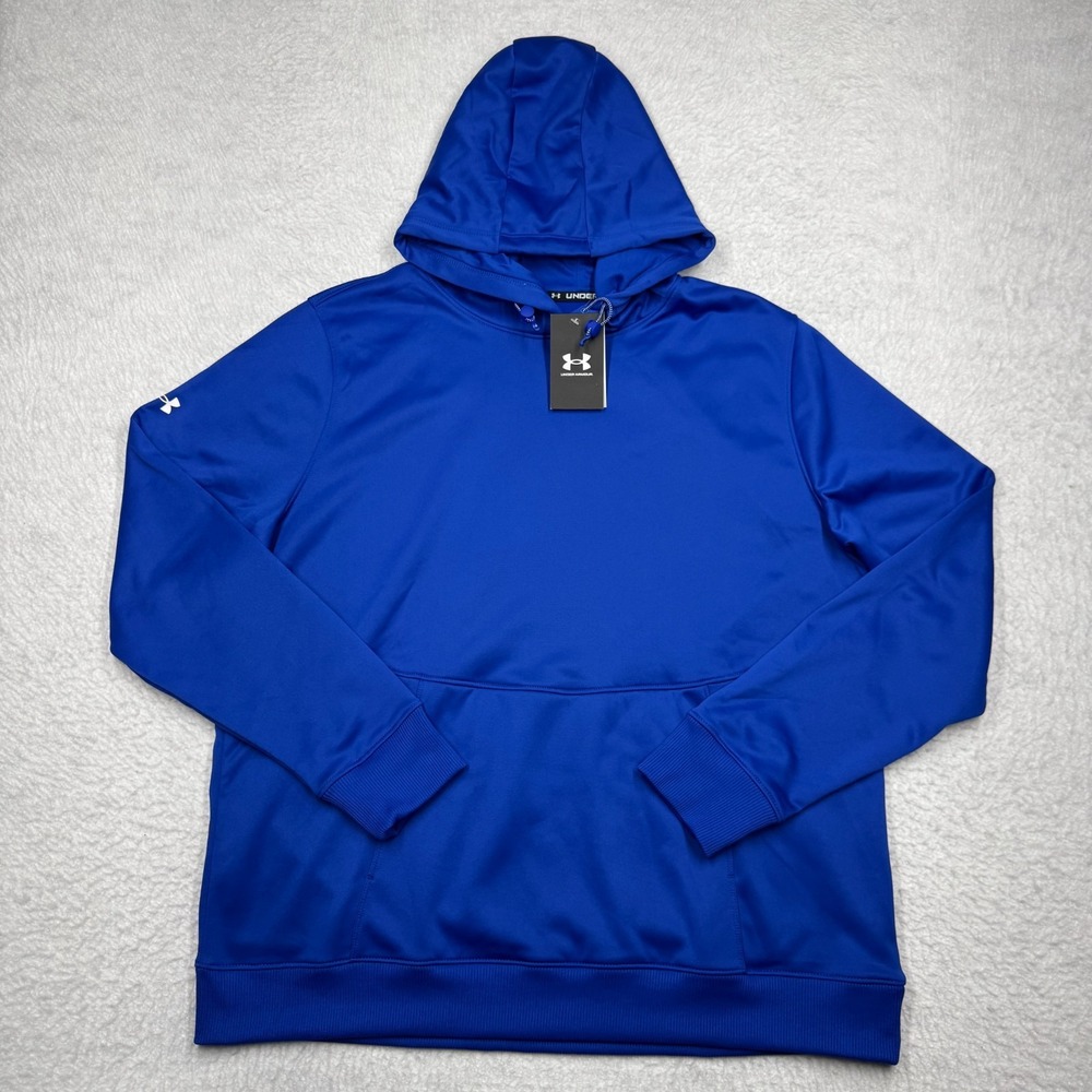 Under Armour Storm Fleece Pullover Hoodie Blue 1370425-400 Women's Size XL